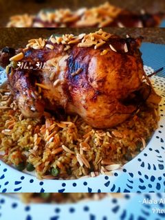 صورة لوصفة دجاج محشي