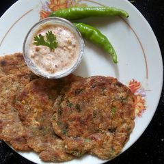 A picture of Shingada paratha.