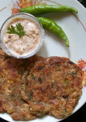 A picture of Shingada paratha.