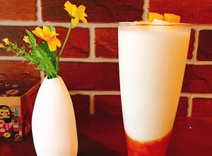 Hình của món Xoài dừa đá xay.