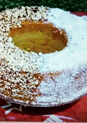 صورة لوصفة كيك بحجم عائلي بدون حليب او ياغورت