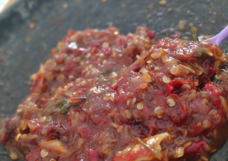 Resep Sambal Ulek Jahe Anti Gagal