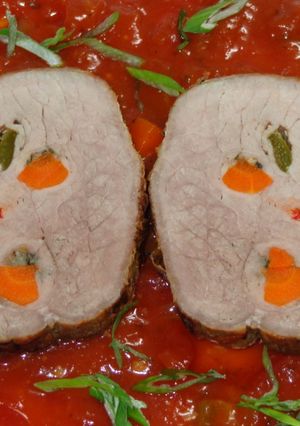 A picture of Carne Mechada (Chilean-Style Shredded Beef).