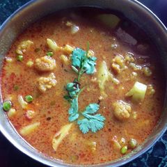 Cauliflower curry A picture of Cauliflower curry.
