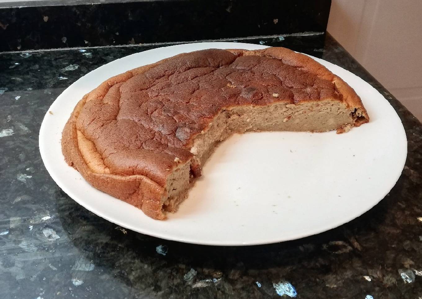 Tarta de plátano fit!