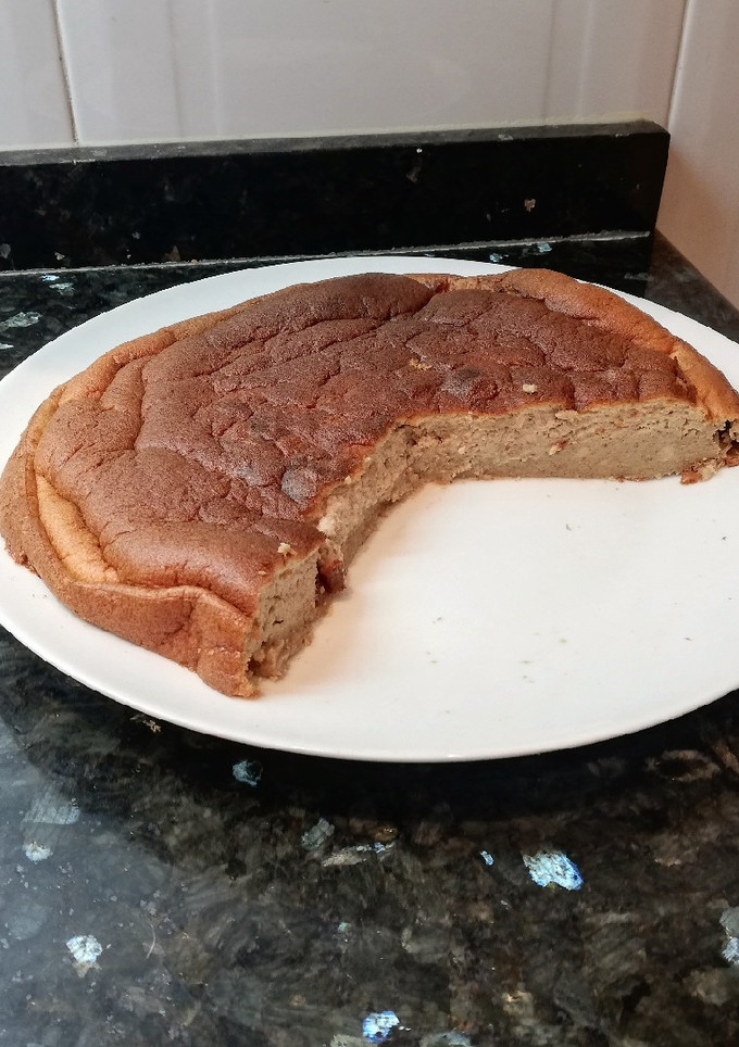 Una foto de Tarta de plátano fit!