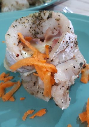 Una foto de Arrollado de filet de merluza fácil