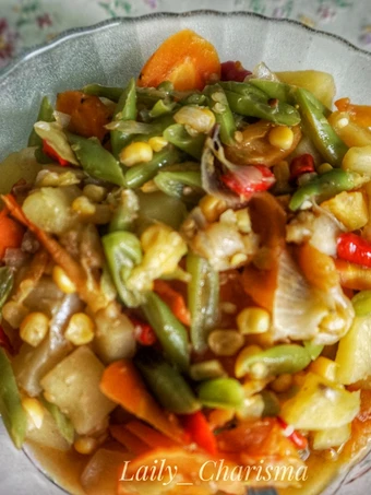 Cara Gampang Membikin Resep Tumis Ceria (Kentang, Wortel, Buncis, Jagung) yang Enak Banget Anti Ribet, Bisa Manjain Lidah