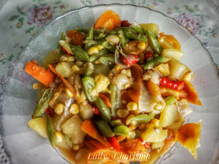 Cara Gampang Membikin Resep Tumis Ceria (Kentang, Wortel, Buncis, Jagung) yang Enak Banget Anti Ribet, Bisa Manjain Lidah