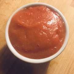 A picture of Compote pommes fraises 🍏🍓.