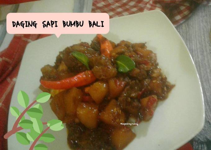 Daging Sapi Bumbu Bali Mantulll