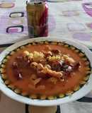 Callos de cordero con arroz (arroz y mondongo)