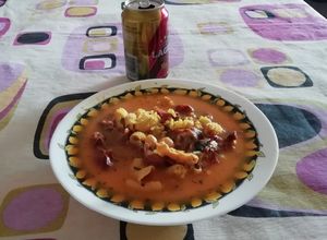 Foto principal de Callos de cordero con arroz (arroz y mondongo)