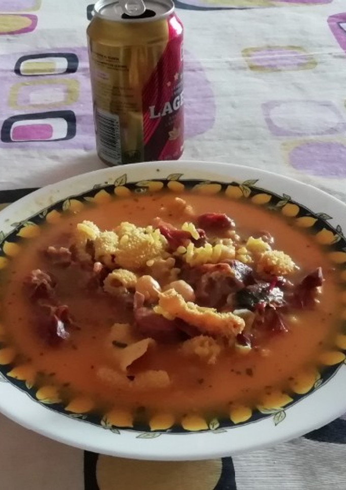 Una foto de Callos de cordero con arroz (arroz y mondongo)