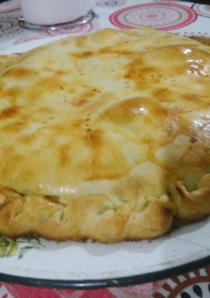 Una foto de Tarta de acelga y queso