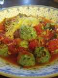 Ñoquis de ricota espinaca nuez y parmesano