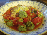 Ñoquis de ricota espinaca nuez y parmesano