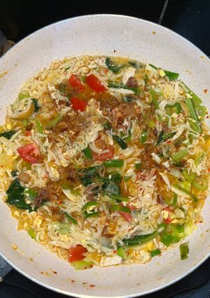 Foto resep Mie rebus tek tek