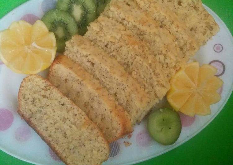 Recipe of Delicious Lemon Poppyseed yoghurt Loaf