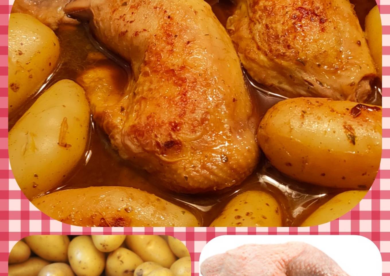 Cuisses de poulet et ses grenailles