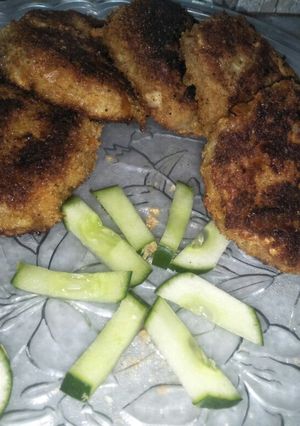 A picture of Potato rusk kabab.