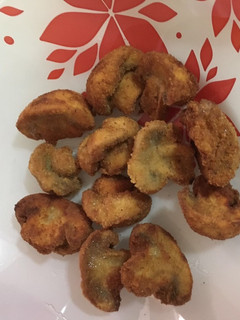 Una foto de Champiñones empanados