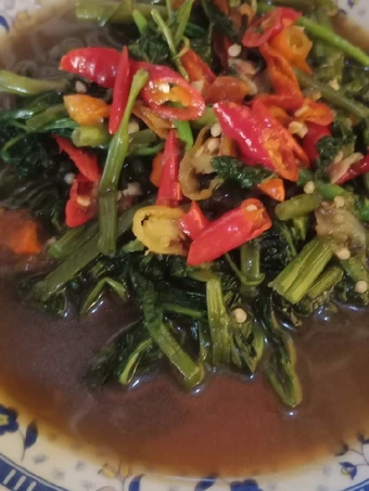 Langkah Mudah untuk Membikin Resep Tumis kangkung terasi saos tiram yang Sempurna Anti Ribet, Bisa Manjain Lidah