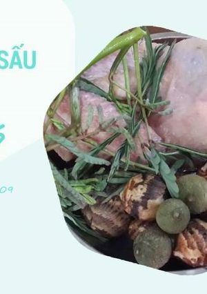 Hình của món Vịt om sấu.