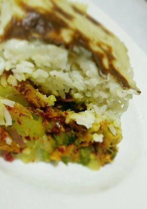 صورة لوصفة رز بالطاطس