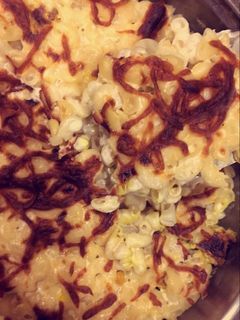 صورة لوصفة مكرونية بالقشطة والجبن:)