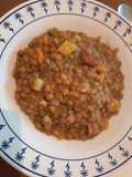 Guiso de lentejones súper sabroso