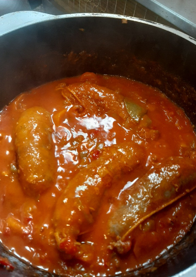 Una foto de Chorizo a la pomarola