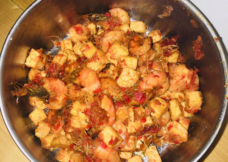 Udang Tahu Sambal