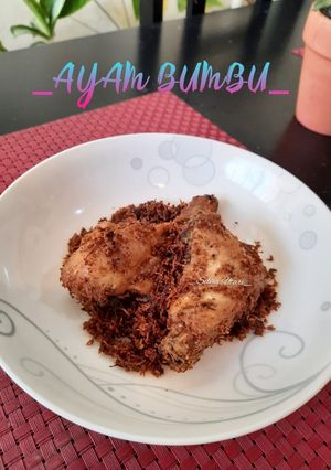 Foto resep Ayam Bumbu (Serundeng Kelapa)