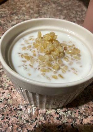 صورة لوصفة بليله باللبن 😋