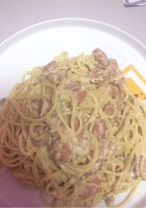Foto resep Spageti carbonara praktis