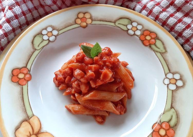 Recetta di Premiato Pennette all&#39; Amatriciana