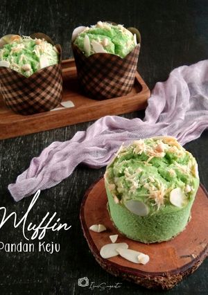 Foto resep Muffin Pandan Keju (w.20)