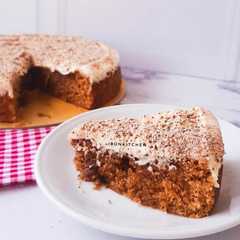 A picture of 105. Carrot Cake with Cream Cheese Frosting.