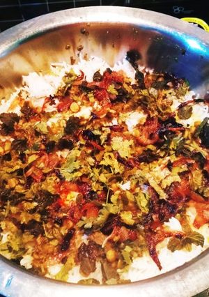 A picture of Kabuli Biryani.
