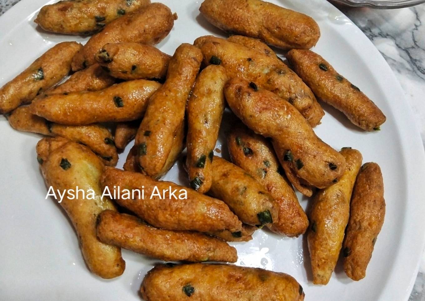 Otak otak ayam Goreng No Tepung