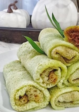 Foto resep Dadar Gulung Isi Unti Gulung