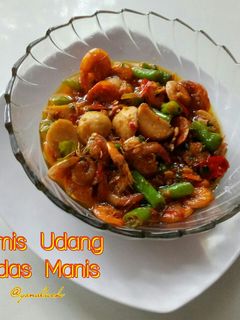 Foto resep Tumis Udang Pedas Manis