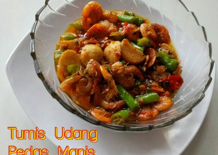 Tumis Udang Pedas Manis