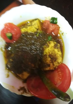 A picture of Paneer hariyali.