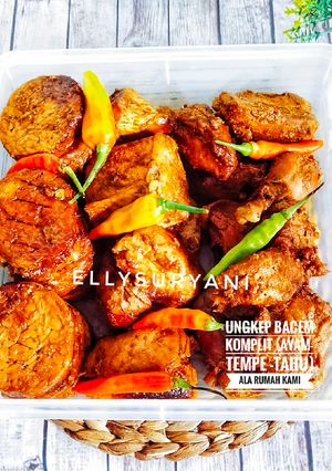 Foto resep Ungkep Bacem Komplit (Ayam-Tempe-Tahu) ala Rumah Kami