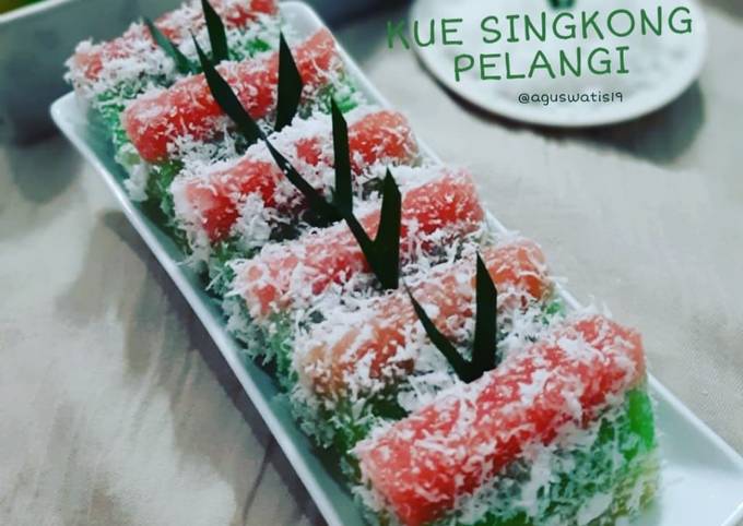 Kue Singkong Pelangi