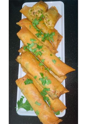 A picture of Chinese Spring Rolls.