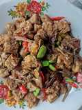 206. Sambel tempe teri pete rendah minyak