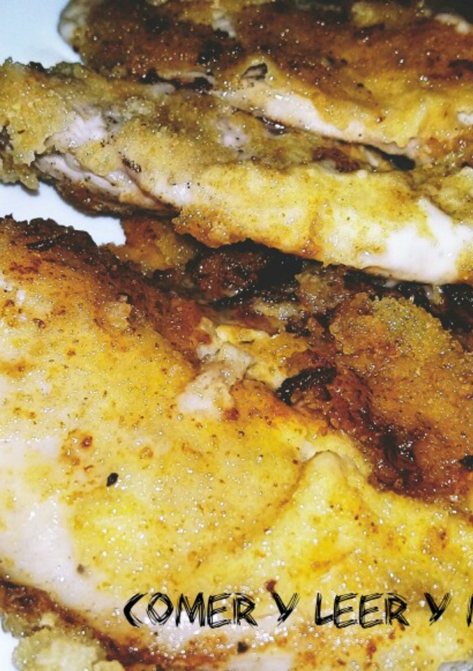 Una foto de Pechuga de pollo a la Villaroy